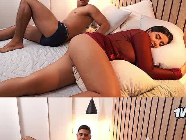 Round-assed stepmother goes to her pumped up stepson's room... we know what happened!
