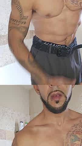 Muscle Worship Solo Cum-Discharged ????????????