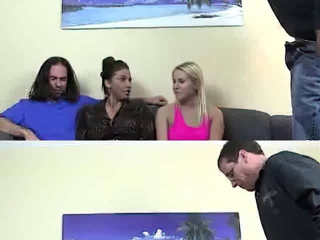 Mom Stacie Starr and Teen Vanessa Cage love stroking big