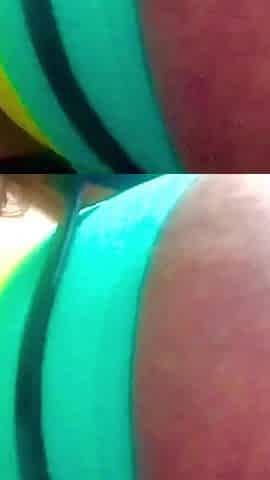 Tight Purple Tits Selfie