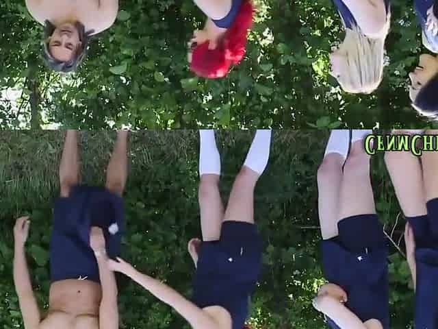 Athletic Babes In Uniform Suck Naked Loser