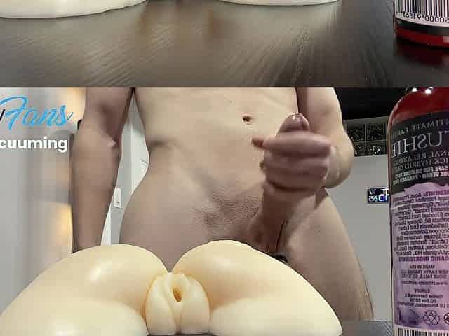 LARGE SHLONG TEEN BANGS AND CUMS ON HIS TOY