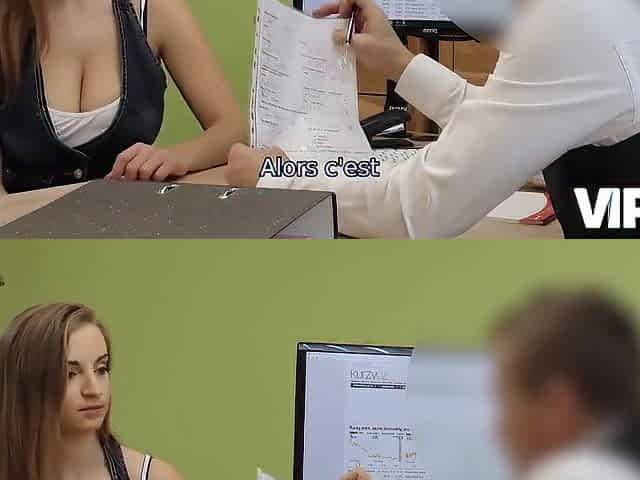 Loan Agent Fucks Customer As He Wants And Comes On