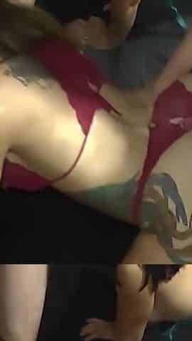 20yo First Gangbang Bukkake Party - Holes Stuffed and Face Drowned in Cum