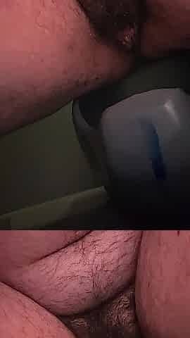 LETTING MY PIDDLE OUT IN A PORTA POTTY URINAL FTM