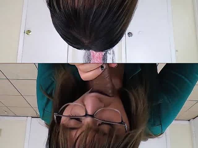 Emo Secretary Works for a Promotion