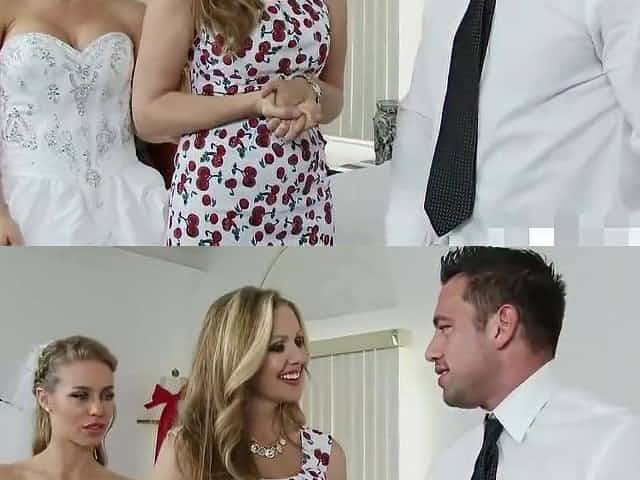 hard fuck with bride and her mom