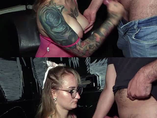 Amateur milf outdoors blowjob and fucking