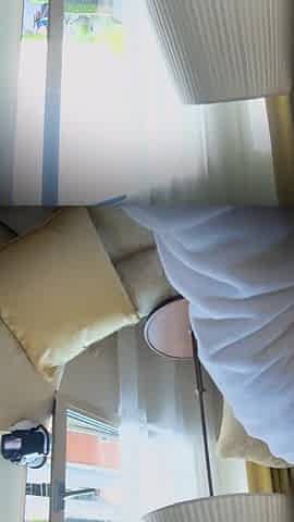 Jerking off in my hotel room with the window open!