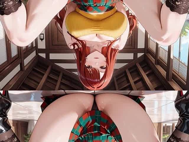Big-titted Redhead Licks & Grinds to Explosive Creampie Under Open Sky
