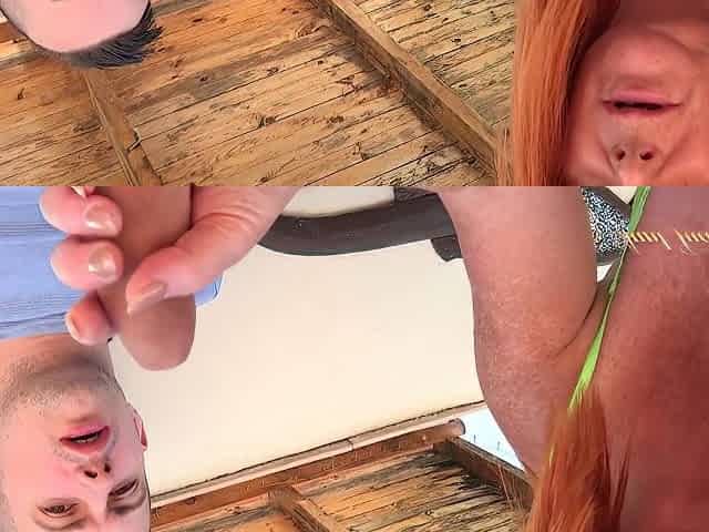Busty Mature Cougar Melanie Seduces The Barman At The Pool