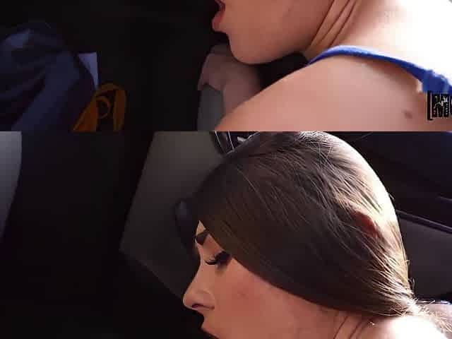 Cute Leggy Waitress Mackenzie Mace Gets Fucked In The Car