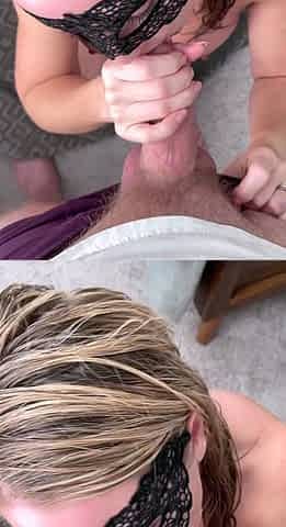 Amateur mature couple blowjob