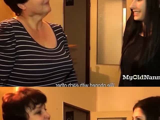 Granny Gets Her Pussy Rubbed by a Girl