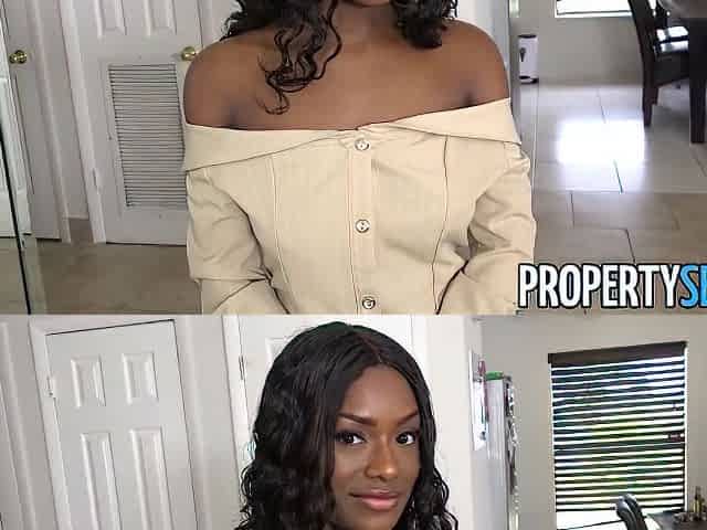 Real Estate Agent, Kandie Monaee And Tony Rubino In Impressive Tony And Kandies Ebony Trailer