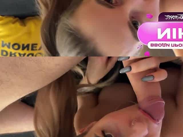 Juicy And Sloppy Blowjob, Cum All Over My Face