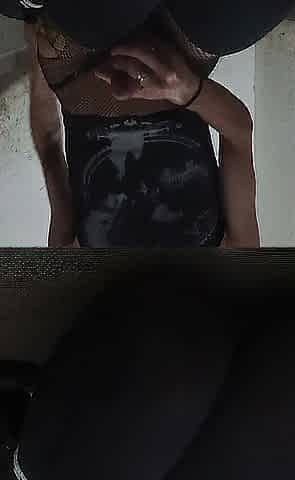 Sissy cumming in his socks