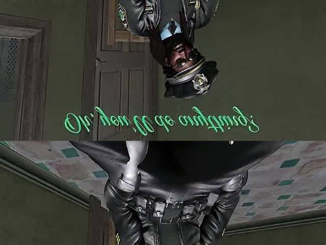 Second Life Ebony dude cop bangs Lalin girl woman