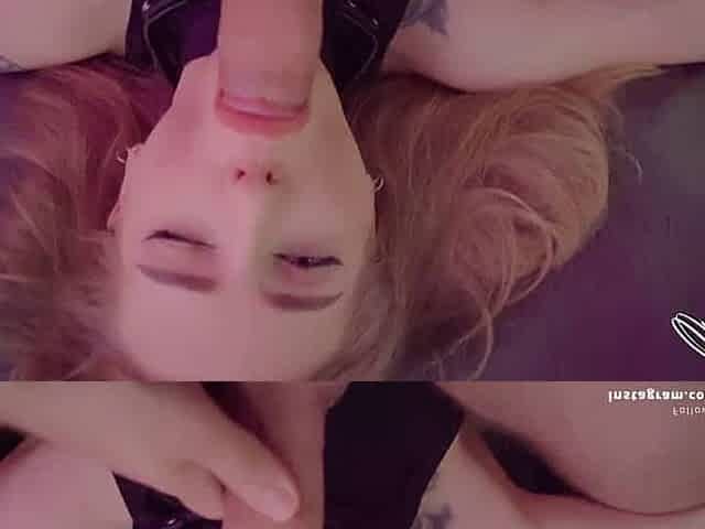 Babe, blonde, stocking-clad and prepared to jizz / Dolly Rud - uber-sexy hardcore porn!