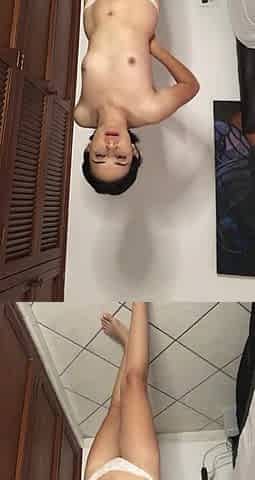 BEAUTIFUL GIRL UNDRESSED AND MASTURBATES FOR HER BOSS