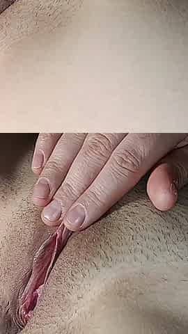 Close-up, Playing with a Pussy
