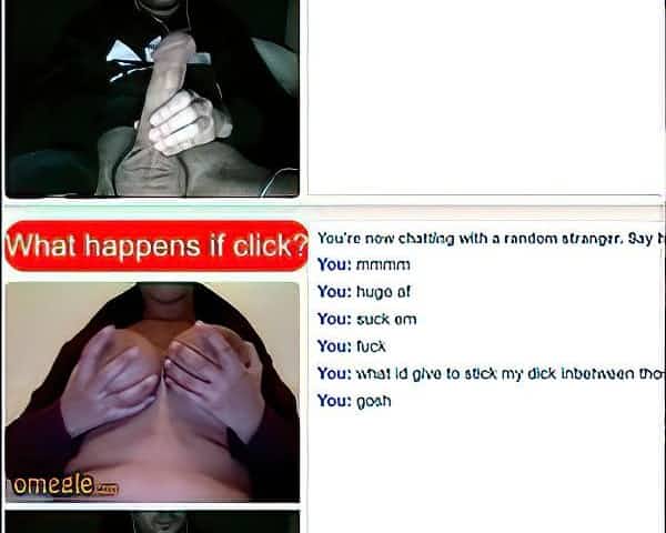 Omegle #9 Teen with Huge Tits makes me Cum