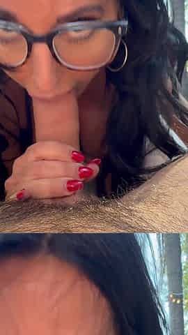 My POV with Horny Cock Sucker Abi James