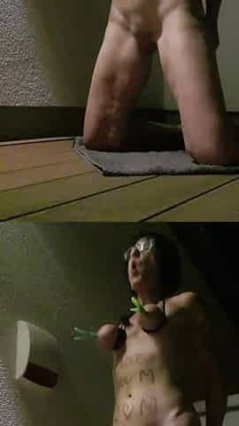 MILF Squirts in the Night After Coming Home From Holiday