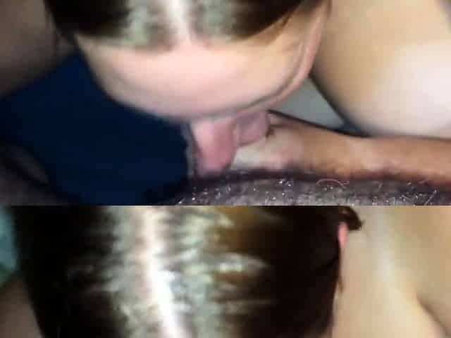 Amateur Homemade Facial with a MILF Girl