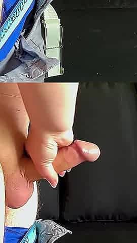 Real Amateur Handjob Cumshot