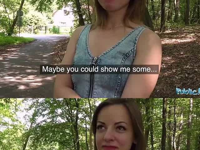Public Agent Lilit Sweets constricted cunt grasps agents large shlong