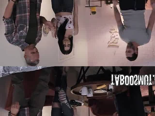 Tiny Teen Coed Banged By 2 Aged Dude