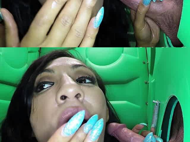 Glory hole blowjob amateur passionate bj