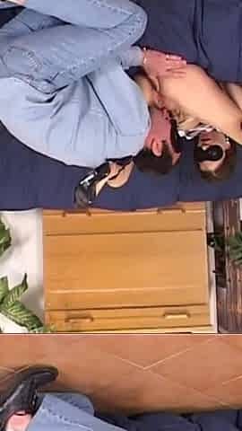 Wonderful Sexy MILF Tall Busty Masked Fucked and Cummed in Mouth by Big Amateur Cock