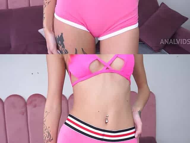 Khali Noire, Very Pretty Slim Brazilian First Double Anal Penetration