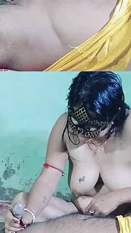 Desi Friend Wife with Hanjob Fucking