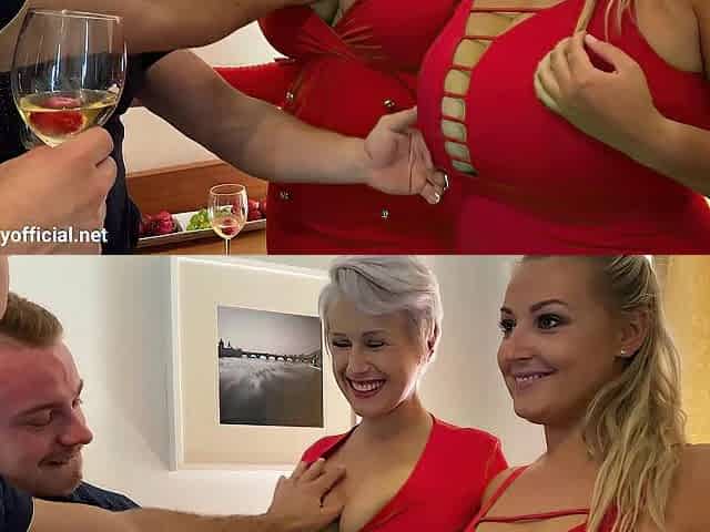 Girl Wicky foursome mega bazookas heaven