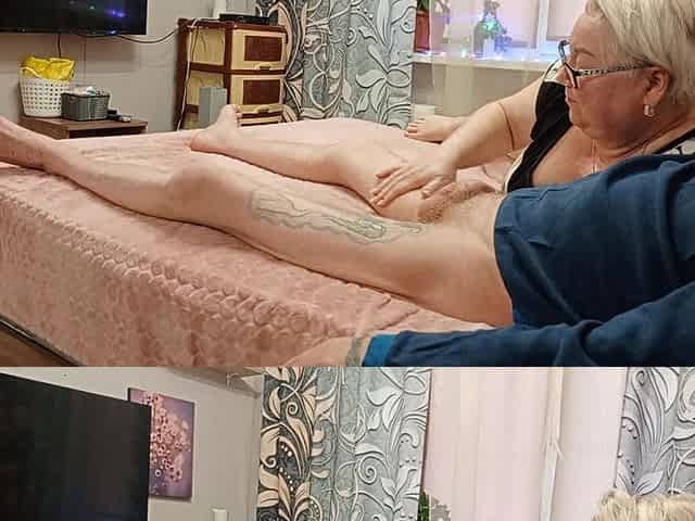 Neighbor Barely Swallowed All the Cum After a Deep Blowjob