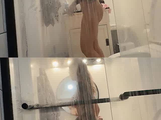 Step Mamma Catches U Jerking Off And Joins In Shower To Assist - The Mandy FoXXX - Bradley C XXX