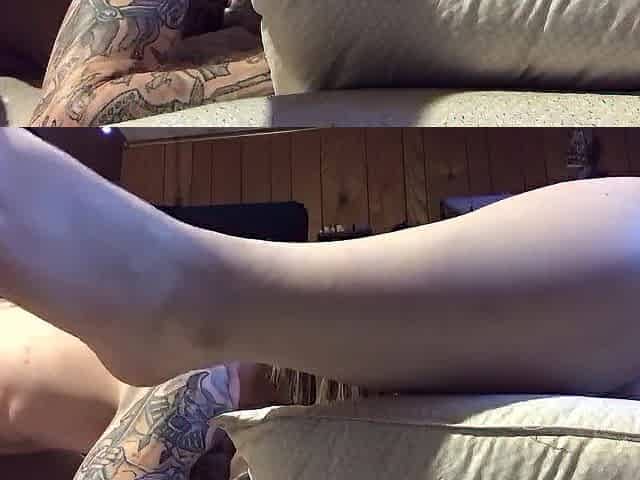 Quickie tongue and toy enjoyment