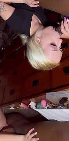Amateur Blonde Blowjob CIM