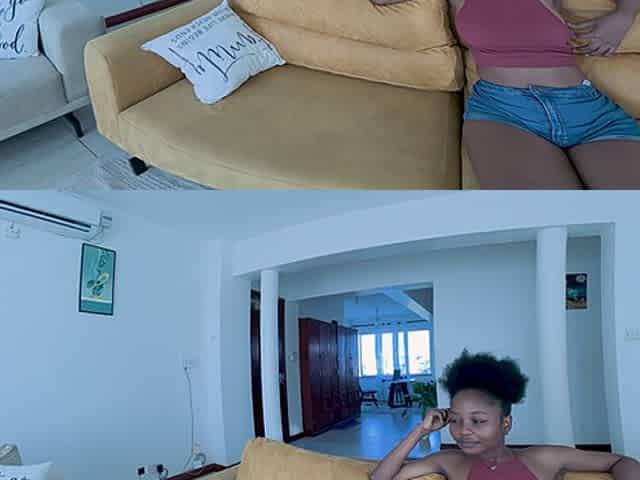Dark Skinned Ebony Siren Struts Onto the Casting Couch!dark Skinned Ebony Siren Struts Onto the Casting Couch!