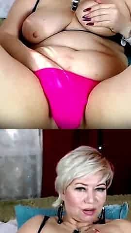 The Gaping Pussy of a Sexy Smoking MILF