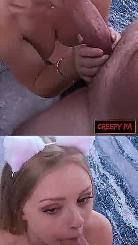 Petite Doxy With Natural Hangers Loses Her Mind After Fierce Orgasms