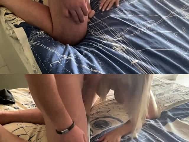 Blonde Amateur Babe with Big Tits Has Intense Orgasm