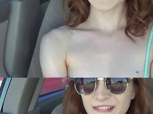 Amateur Outdoor Brunette Masturbates