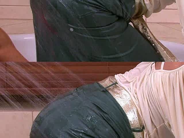Spy Camera Watches Big Tit Amateur Milf In The Shower