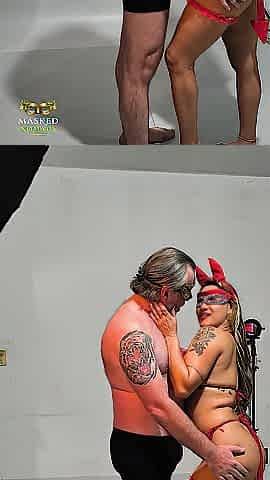 The Last Moments of Our Intimate Photoshoot - One Final Smack... Masked Nomads