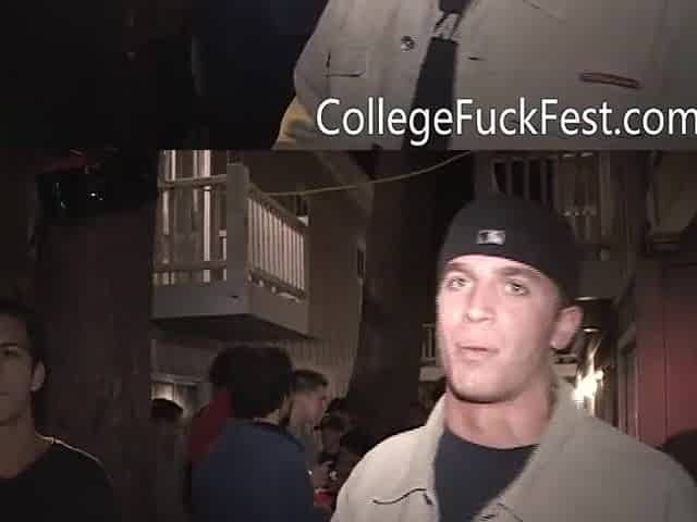 Partying college teen whores sucking dong
