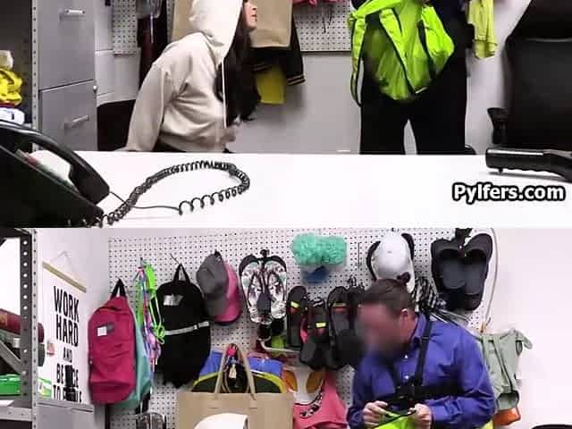 Mall Officer Eats Out Big Tit Suspects Gorgeous Pussy